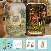 Load image into Gallery viewer, Cutebee DIY House Miniature with Furniture LED Music Dust Cover Model Building Blocks Toys for Children Casa Newv1-v3