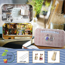 Load image into Gallery viewer, Cutebee DIY House Miniature with Furniture LED Music Dust Cover Model Building Blocks Toys for Children Casa Newv1-v3